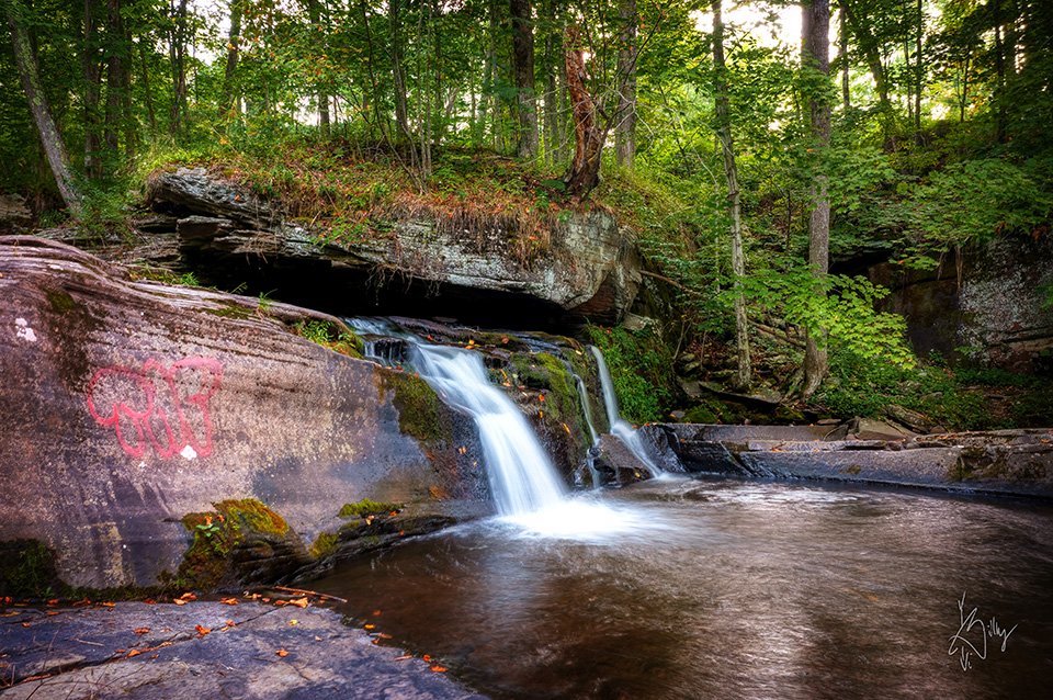Birchall Road Waterfall in Ellenville