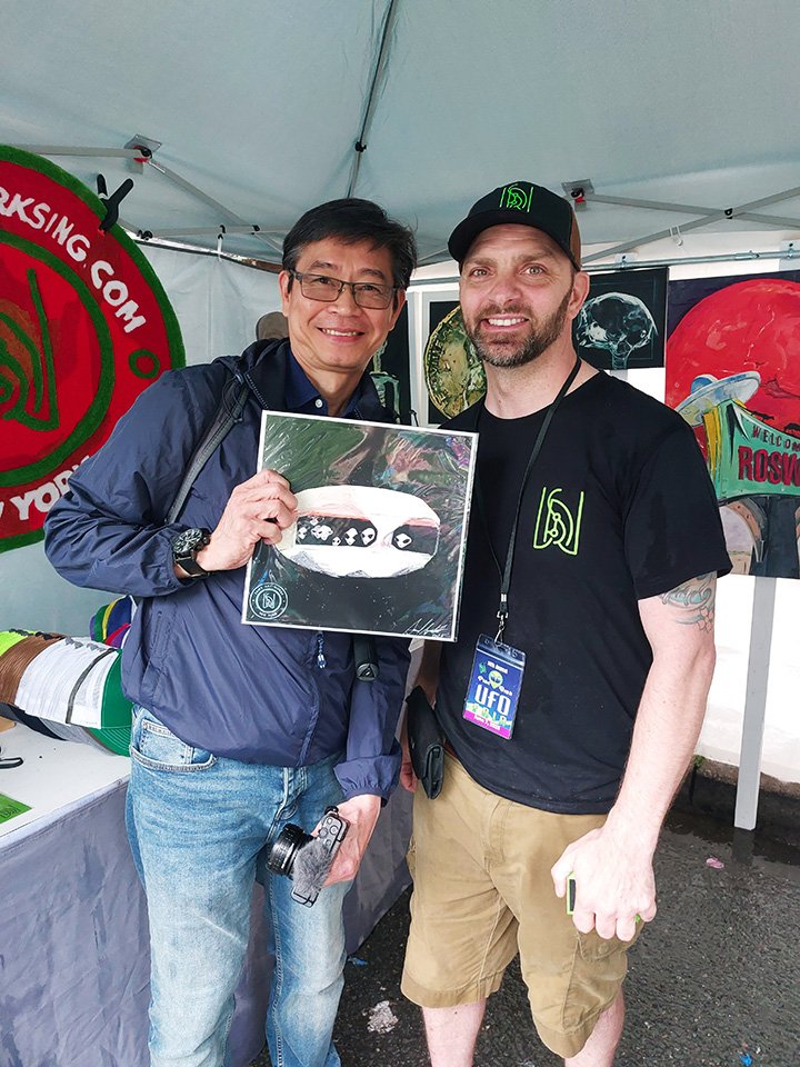 Samuel A. Sjaastad with author.